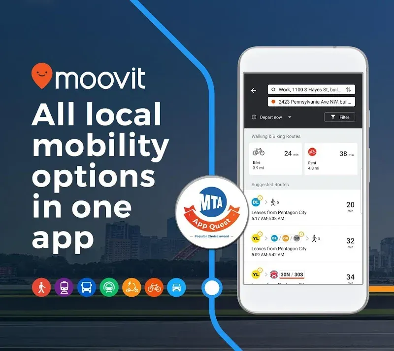 Moovit: Your Transit Tracker screenshot 2