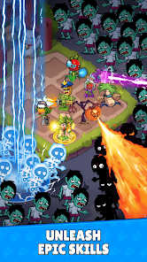Flower vs Zombie: City Defense screenshot 4