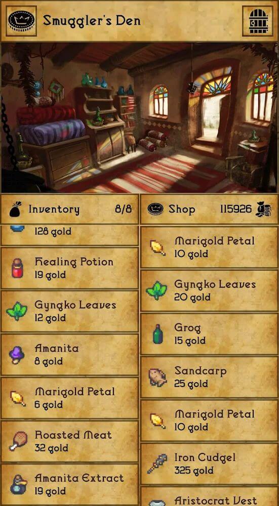 Grim Tides - Old School RPG gameplay screenshot 5