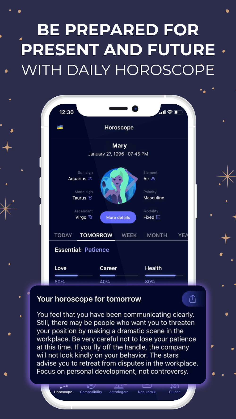 Nebula: Horoscope & Astrology screenshot 7