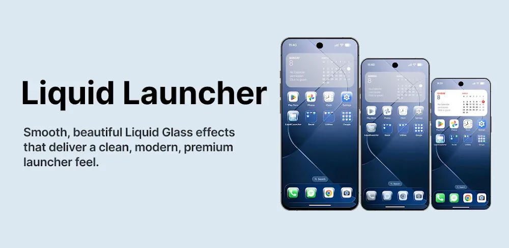 Liquid Launcher - OS 26 screenshot 1