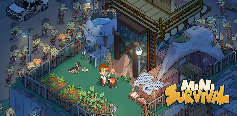 Mini Survival: Zombie Fight screenshot 1