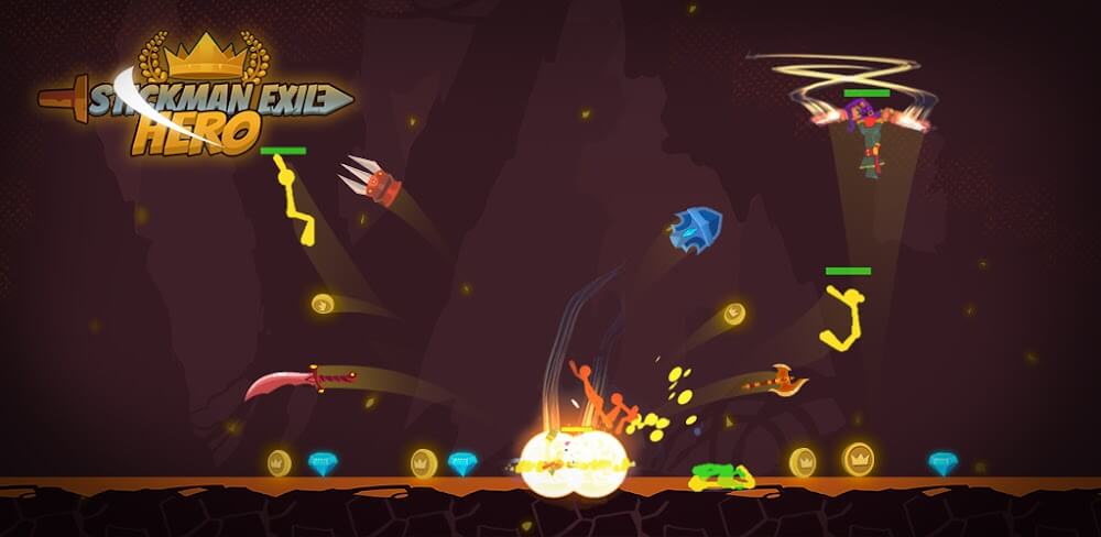 Stickman Exile Hero screenshot 1