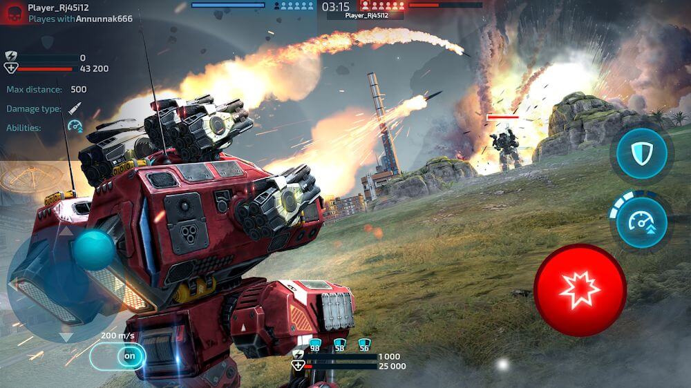 Robot Warfare: PvP Mech Battle screenshot 3