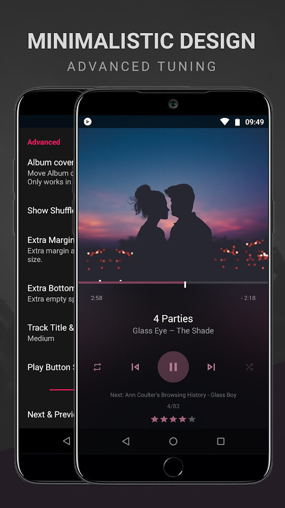 BlackPlayer EX Music Player screenshot 2