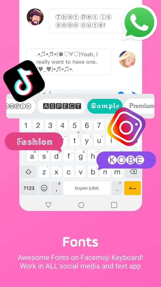 Facemoji Emoji Keyboard screenshot 4