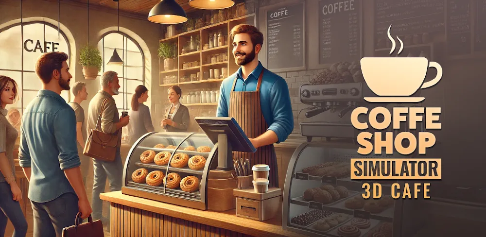 Coffee Shop Simulator 3D Cafe screenshot 1