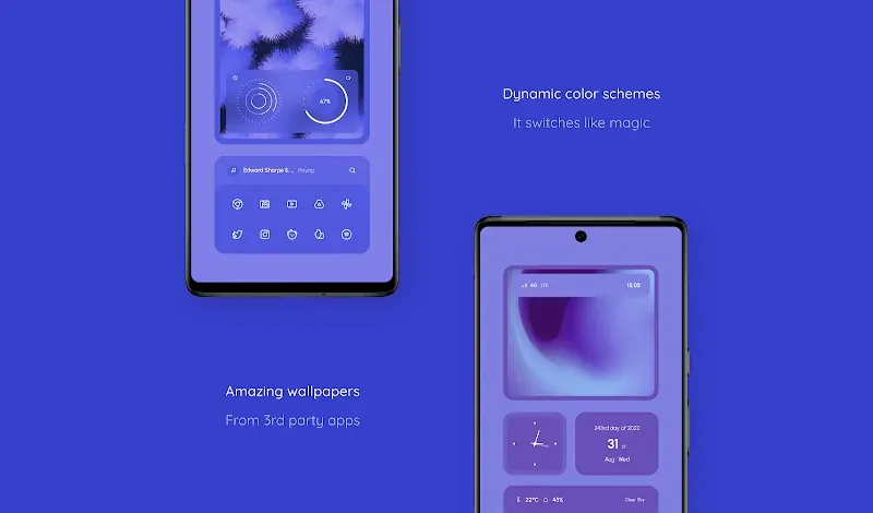 Futura KLWP screenshot 4