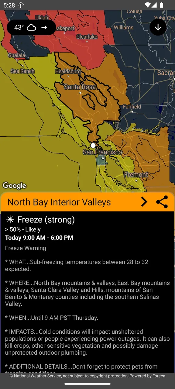 UnWX (Severe Weather Alerts) screenshot 3
