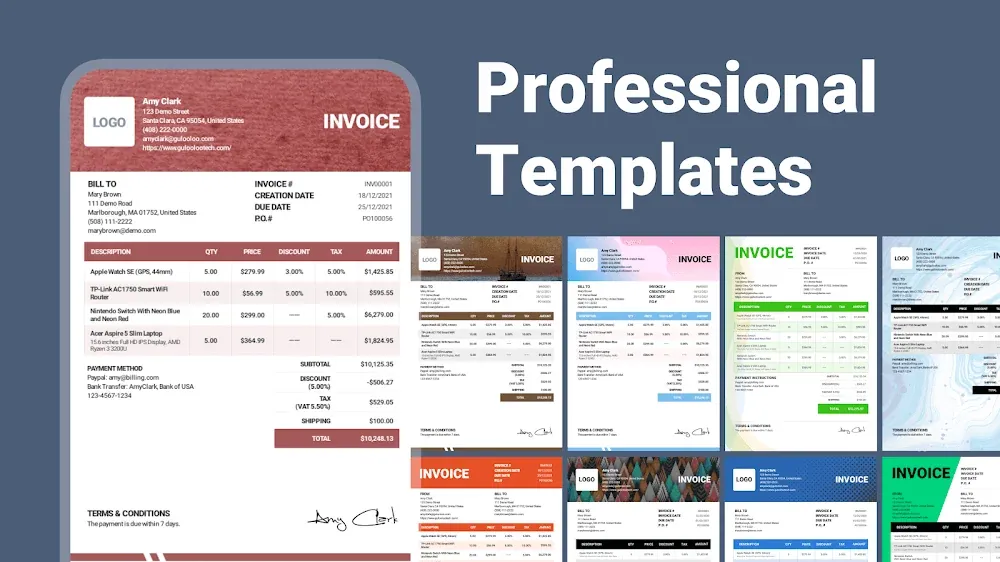 My Invoice Generator & Invoice screenshot 3