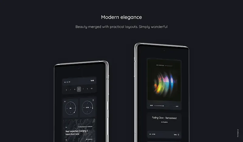 Aura KLWP screenshot 3