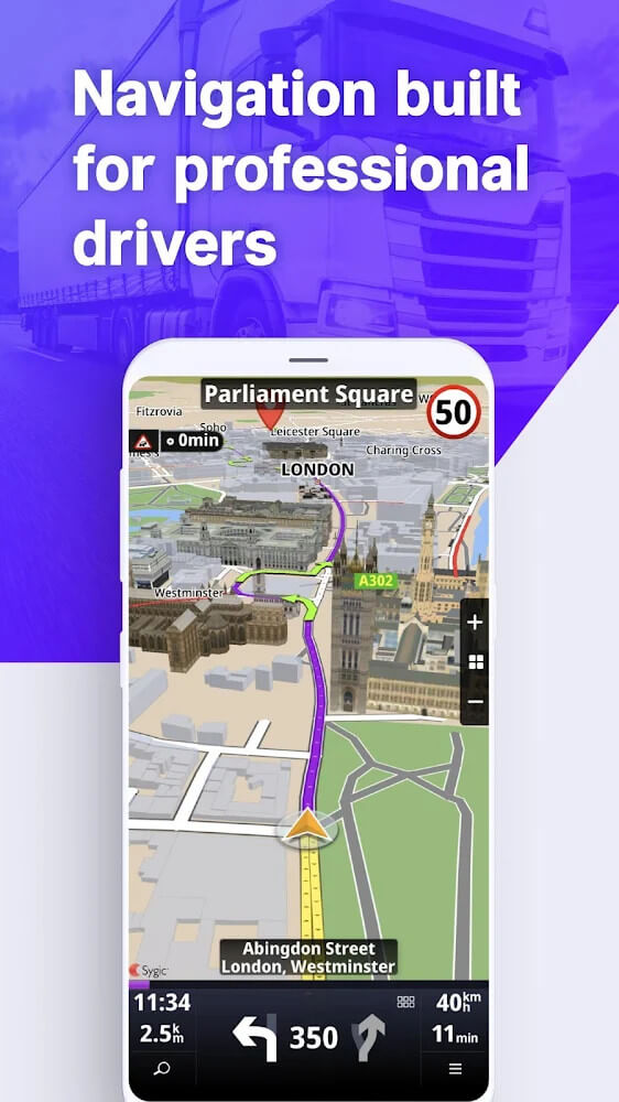 Sygic Truck & RV Navigation screenshot 2