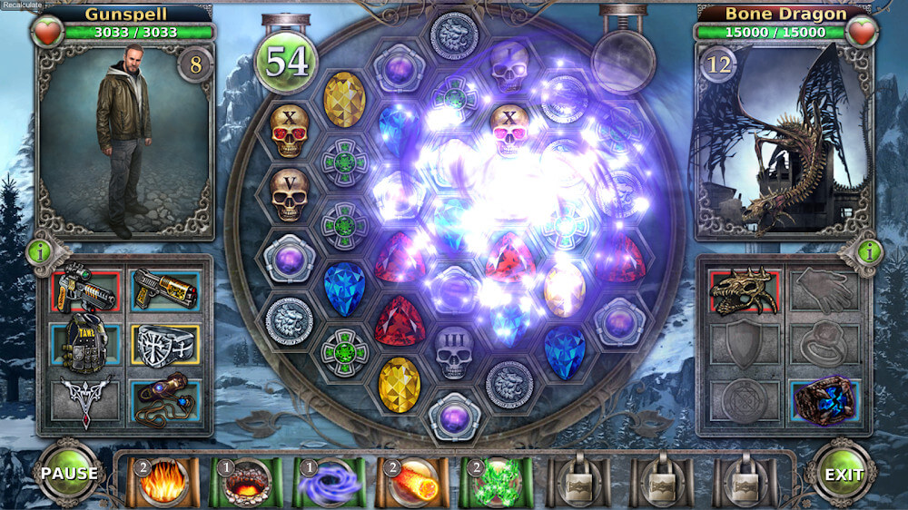 Gunspell - Match 3 Puzzle RPG screenshot 5