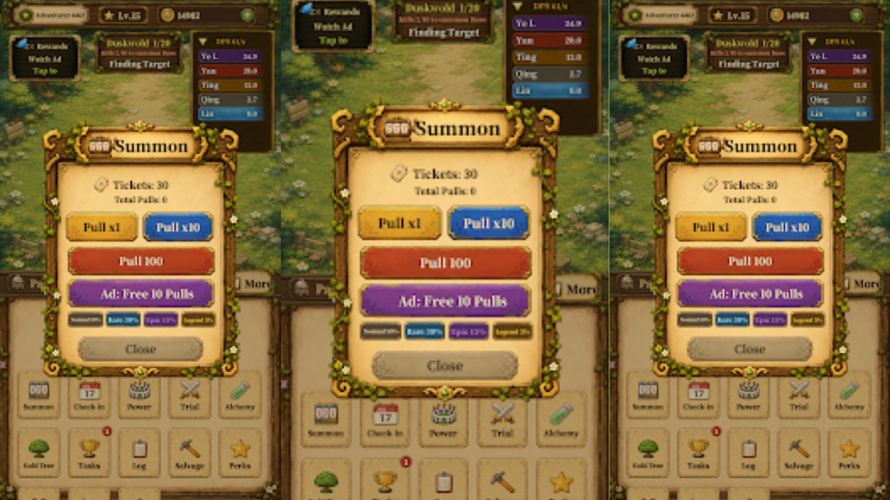 Elemental Summoner: Idle RPG screenshot 1