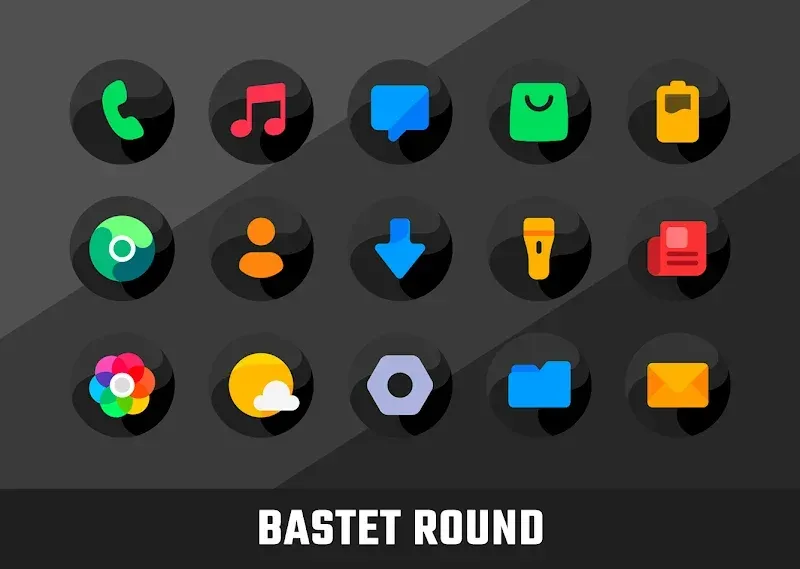 Bastet - Icon Pack (Round) screenshot 3