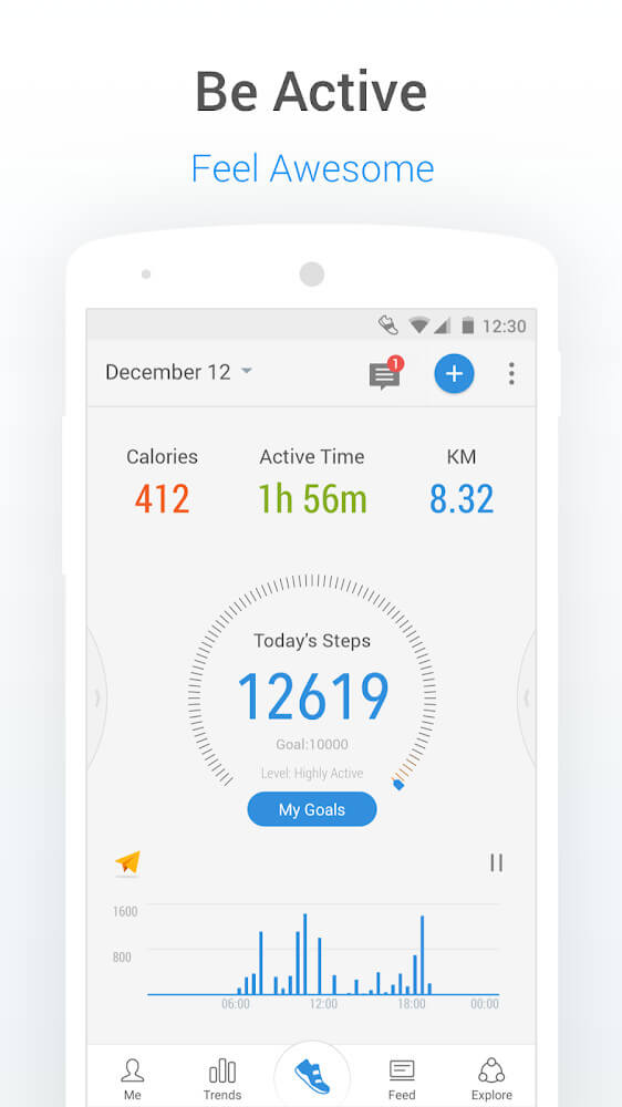 Pacer Pedometer screenshot 2