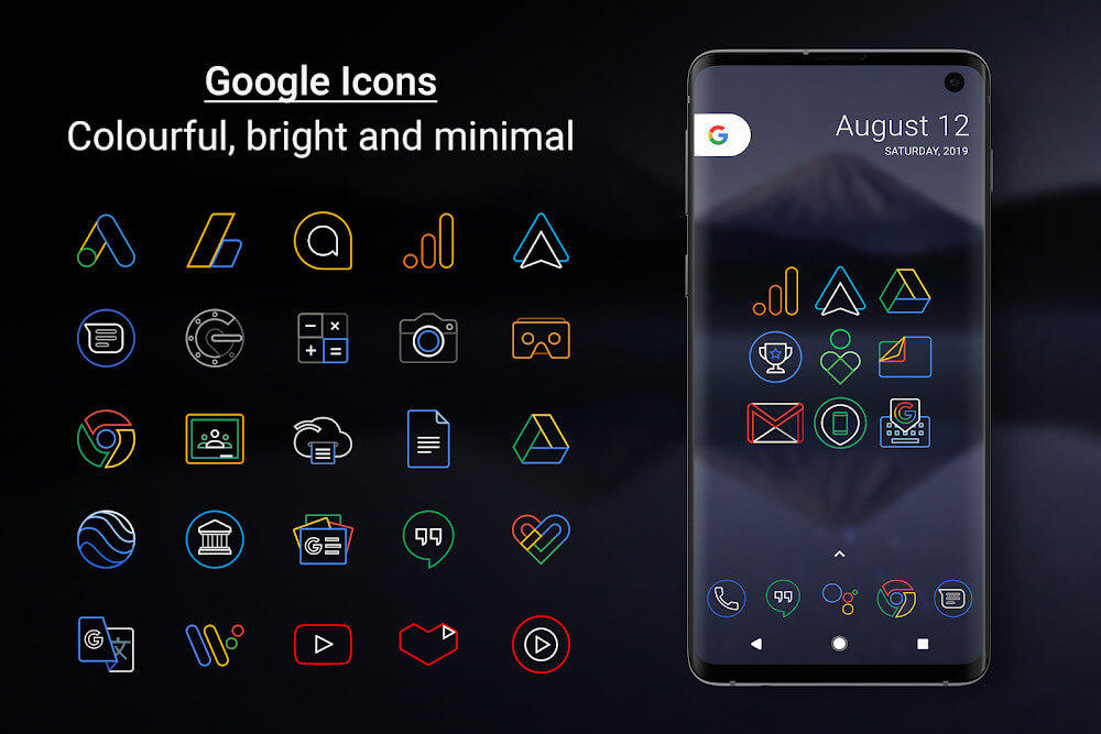 Outline Icons - Icon Pack screenshot 4