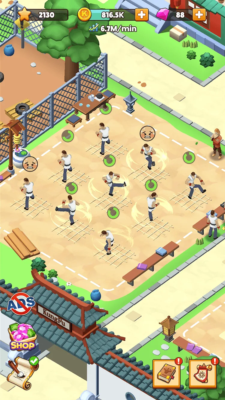 KungFu Academy gameplay screenshot 2