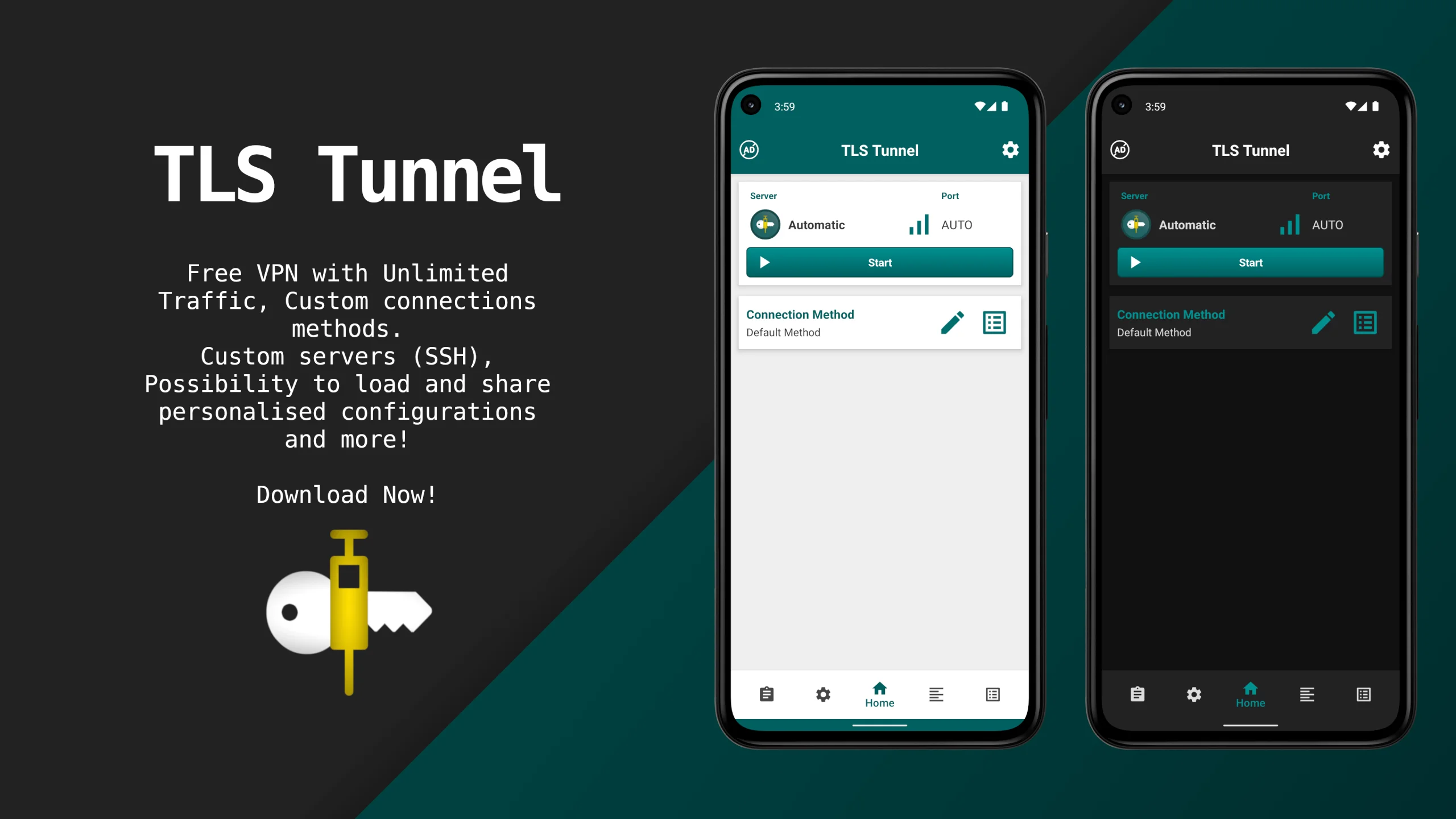 TLS Tunnel: Fast Secure VPN screenshot 1