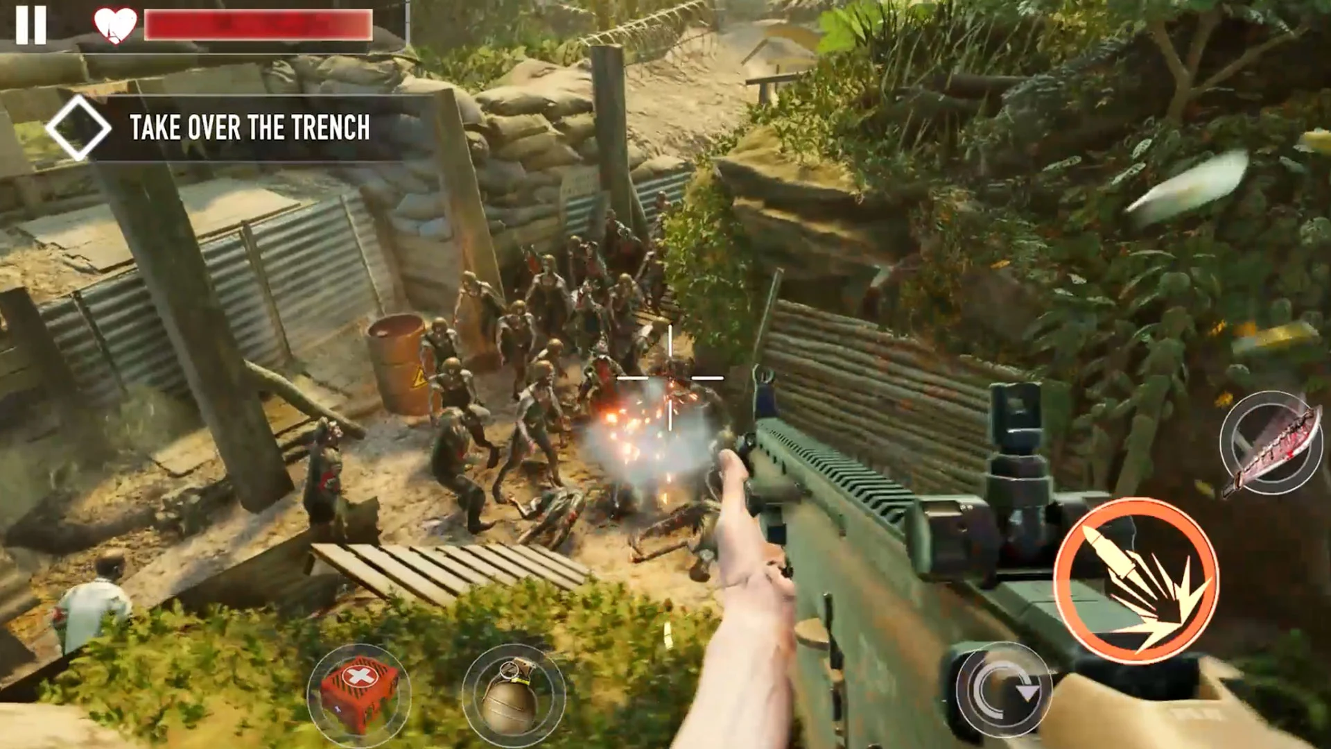 Fire Apocalypse: Zombie Games screenshot 3