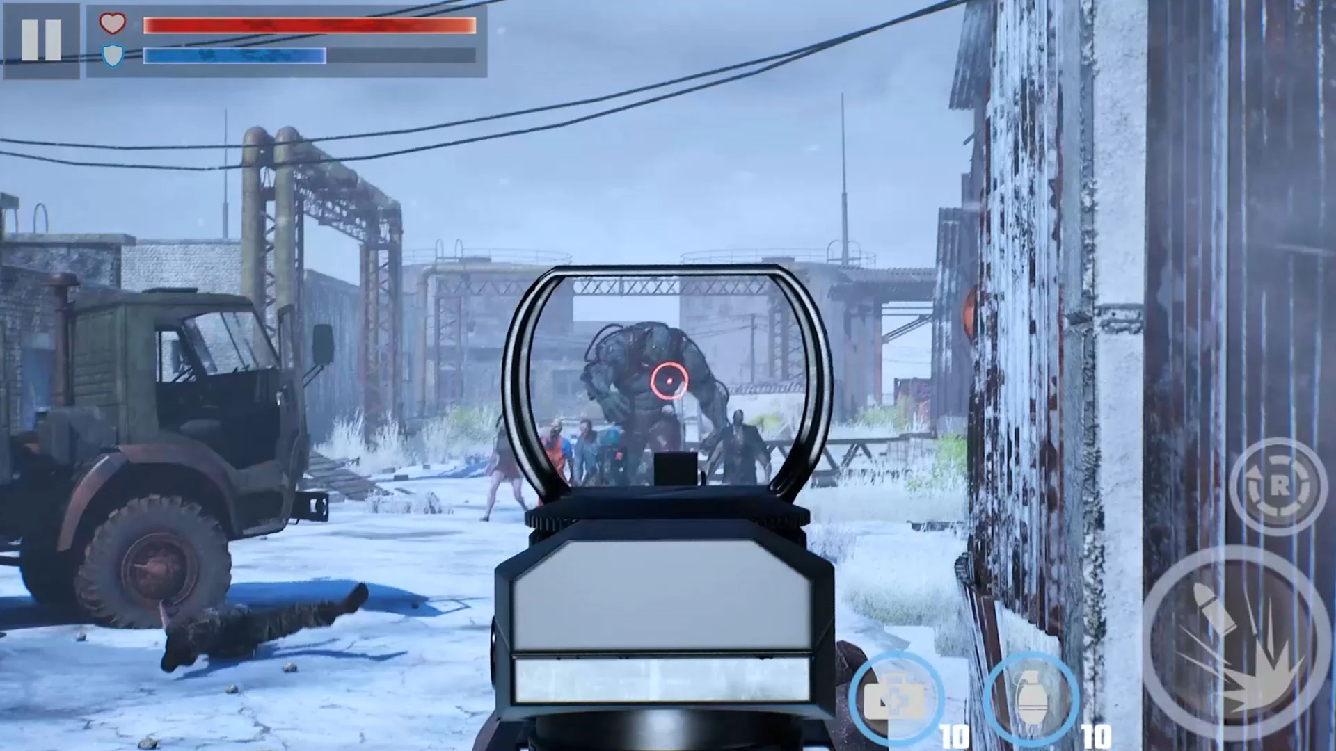 Fire Apocalypse: Zombie Games screenshot 1