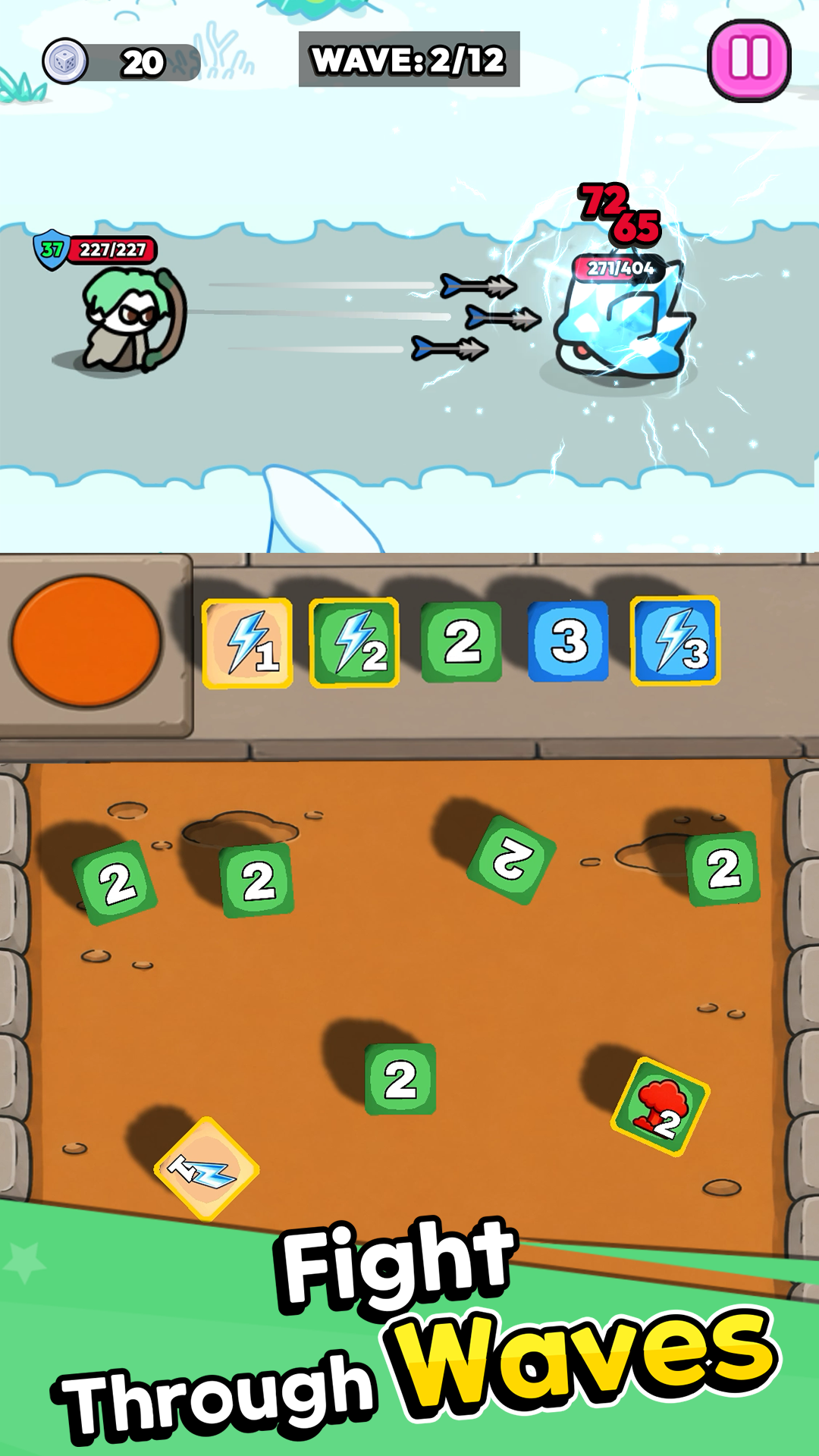 Dice Heroes : Merge screenshot 5