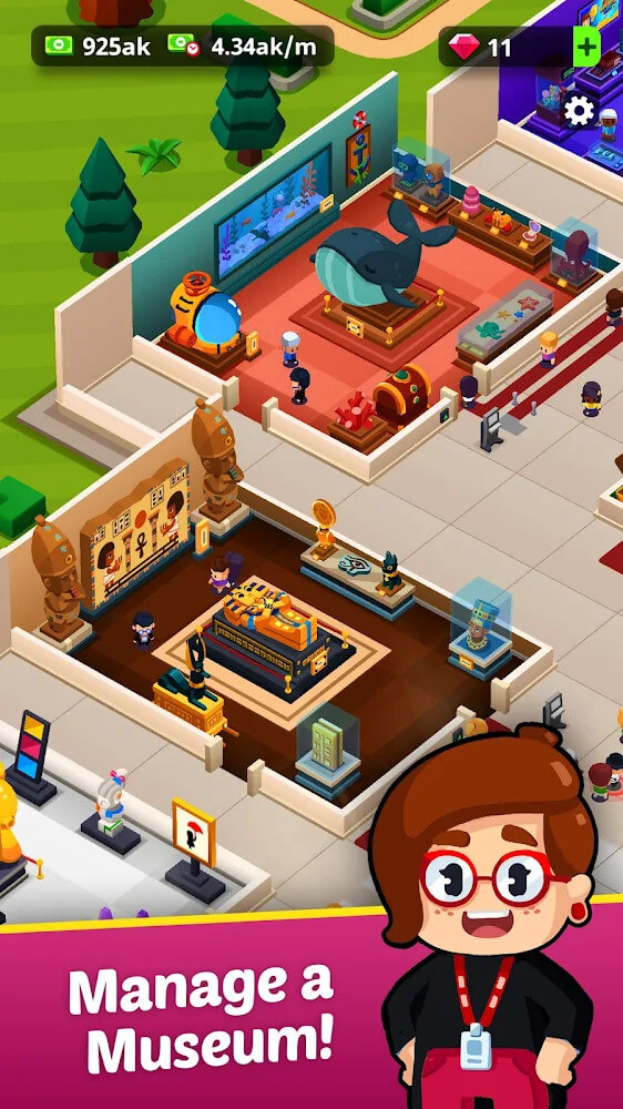 Idle Museum Tycoon screenshot 3