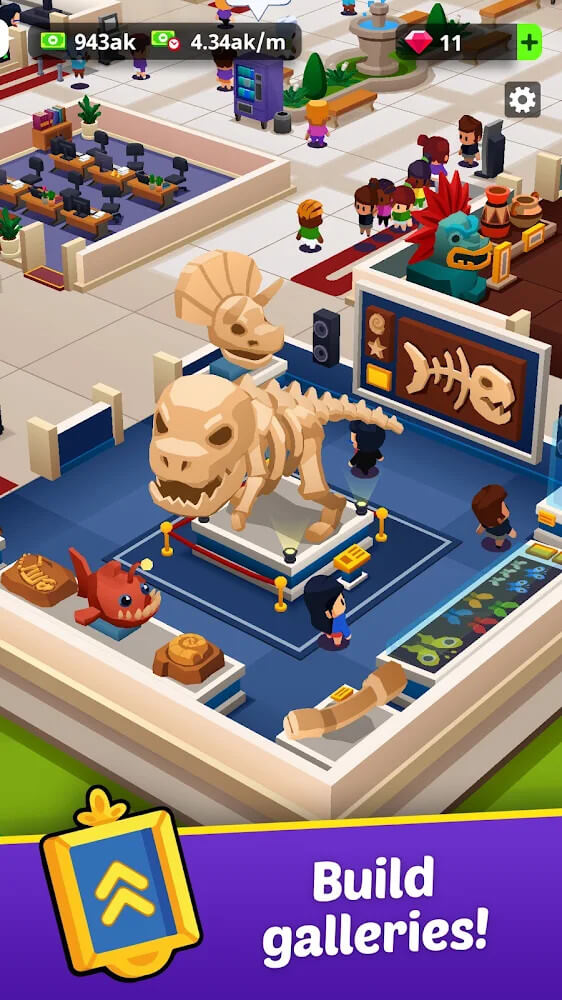 Idle Museum Tycoon screenshot 2