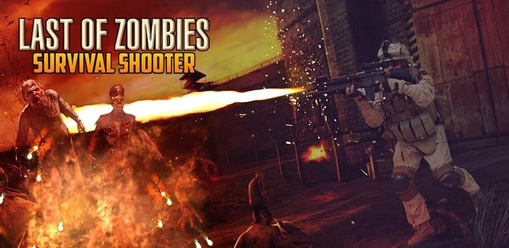 Last of Zombie: Real Survival Shooter 3D screenshot 1