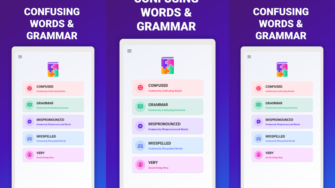 Confusing Words + Grammar screenshot 1