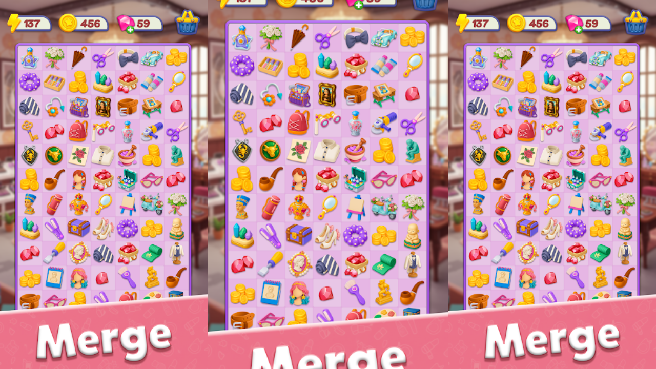 Glow Tales: Merge & Makeover screenshot 1