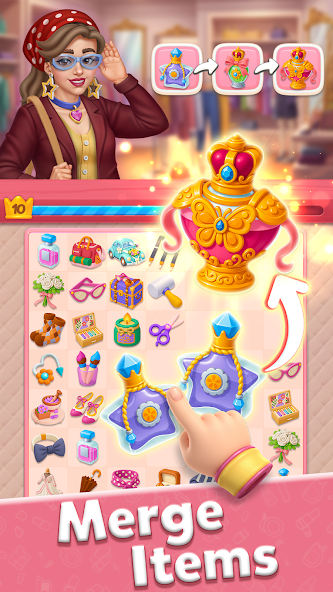 Glow Tales: Merge & Makeover screenshot 3