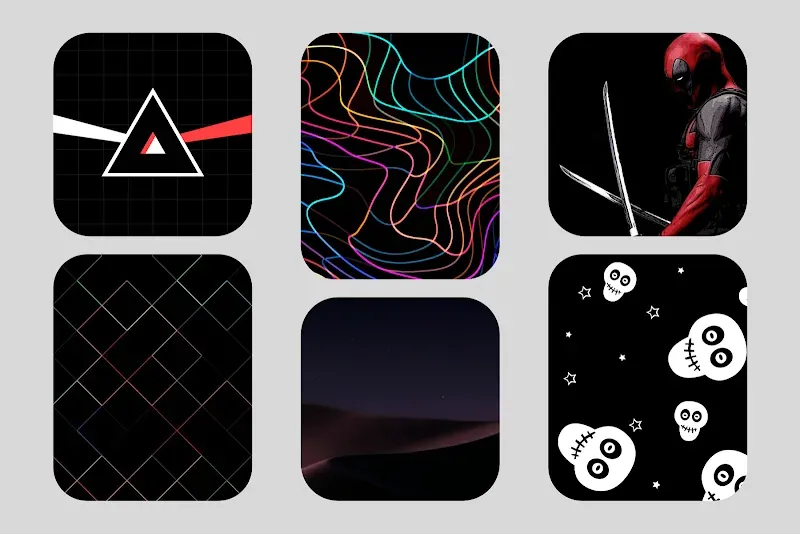OneBlack - Icon Pack screenshot 6