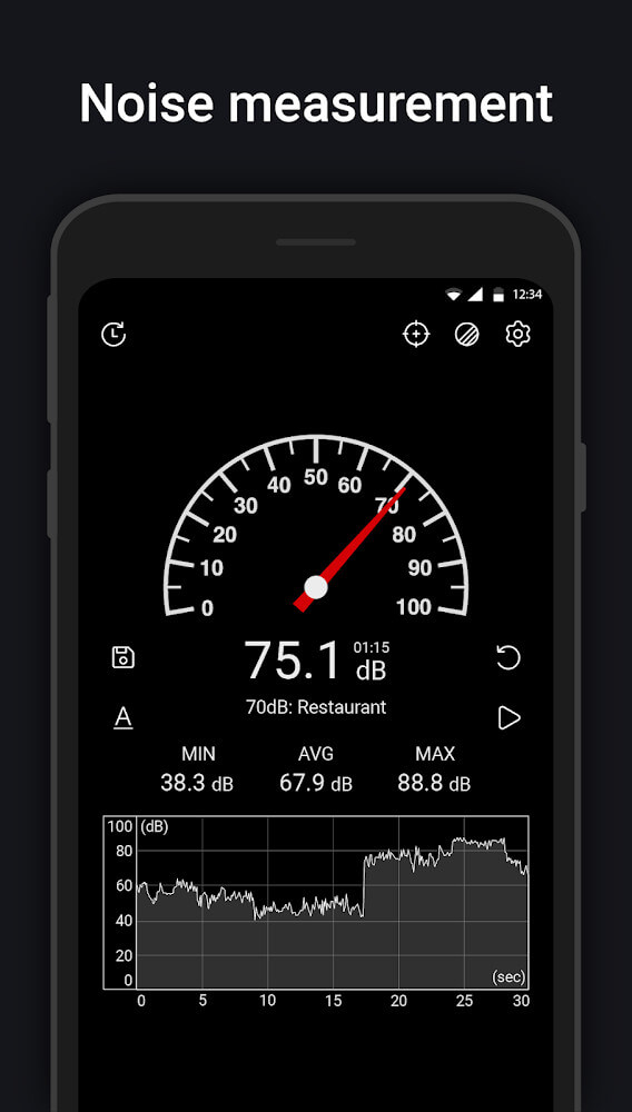 Sound Meter screenshot 2
