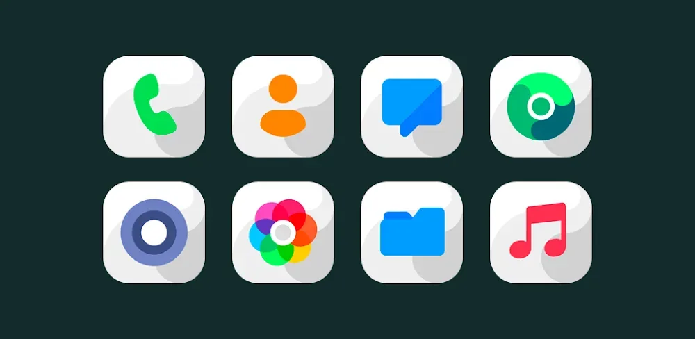 Maahes White - Icon Pack screenshot 1