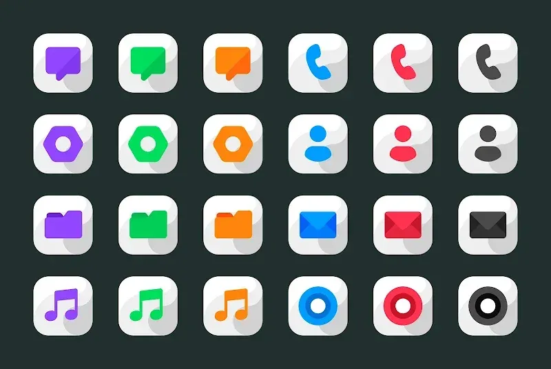 Maahes White - Icon Pack screenshot 6