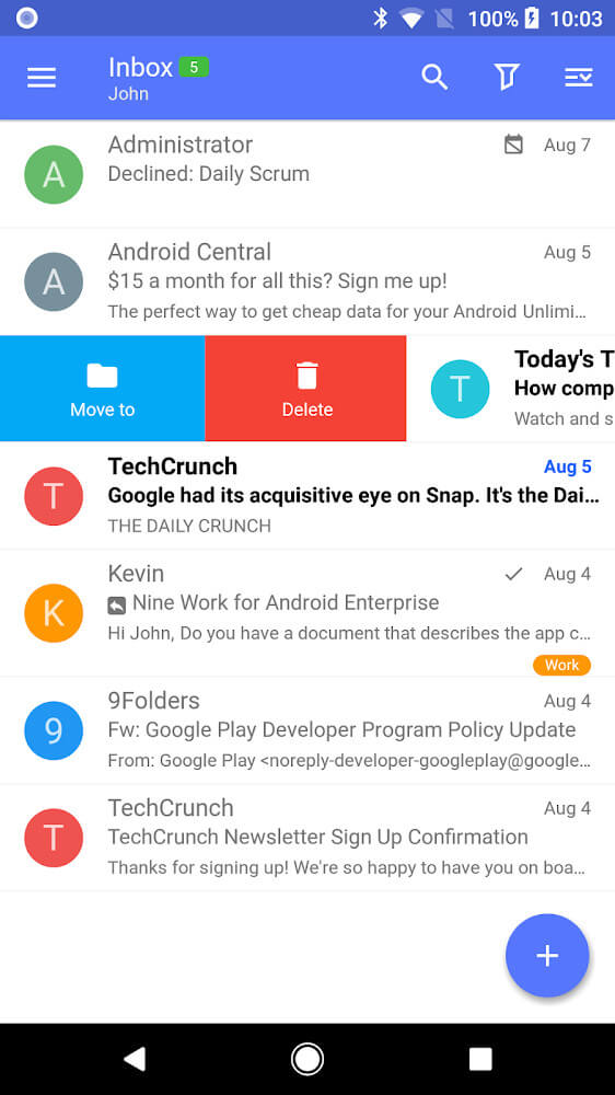 Nine - Email & Calendar screenshot 2