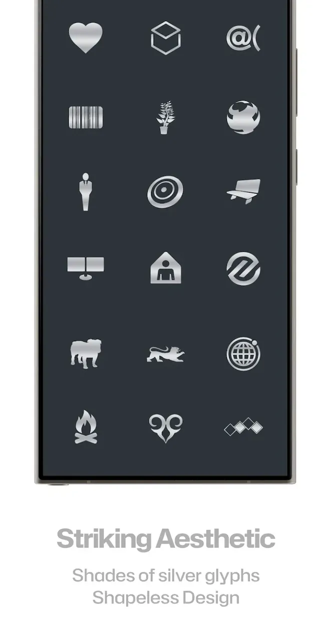 Silver Steel Icon Pack screenshot 4