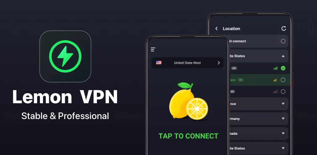 Lemon VPN screenshot 1