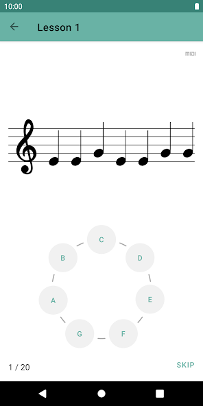 Clefs: Music Reading Trainer screenshot 2