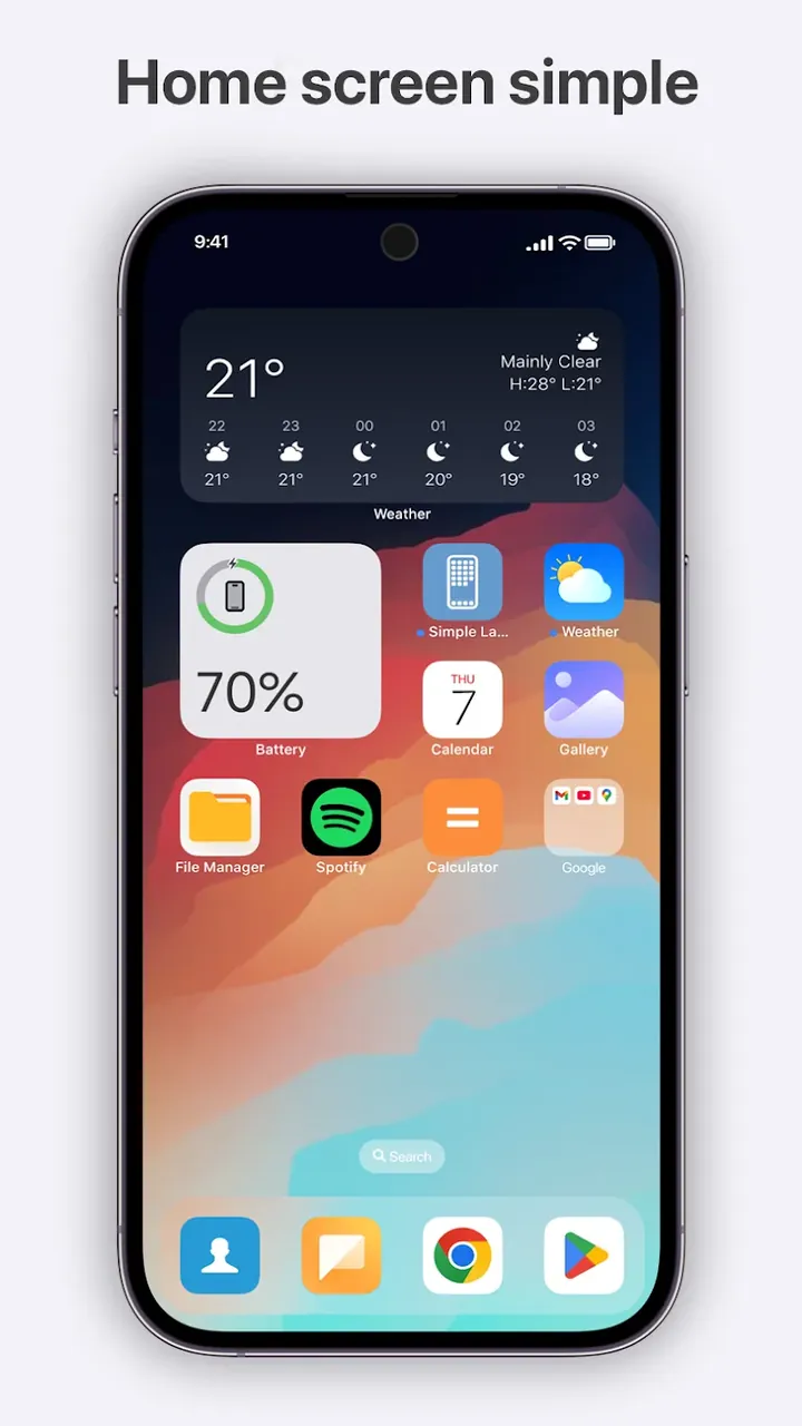 Simple Launcher - Home Screen screenshot 4