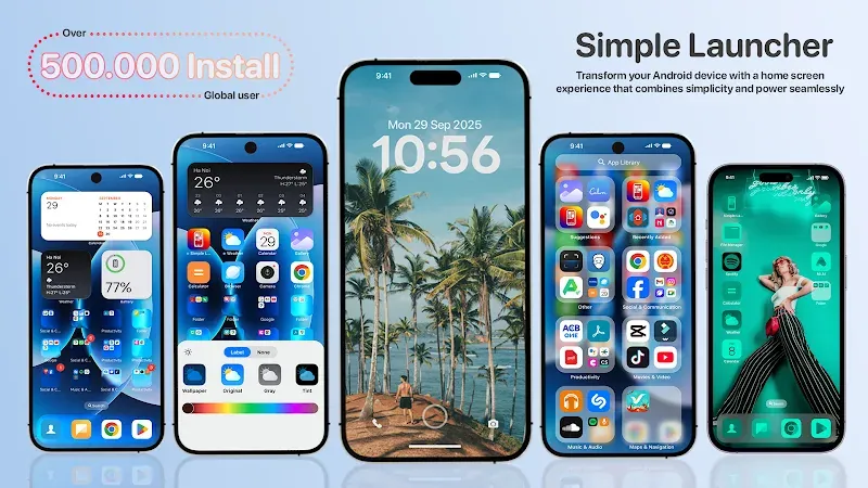 Simple Launcher - Home Screen screenshot 2