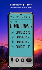 Alarm Clock & Weather screenshot 3