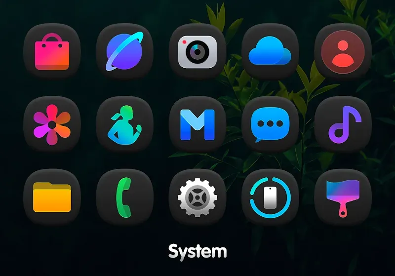 OneDark 3D - Icon Pack screenshot 2