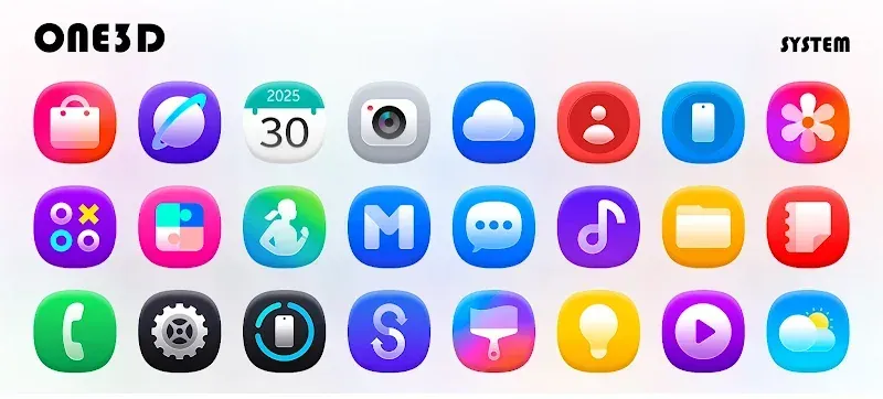 One3D - Icon Pack screenshot 6