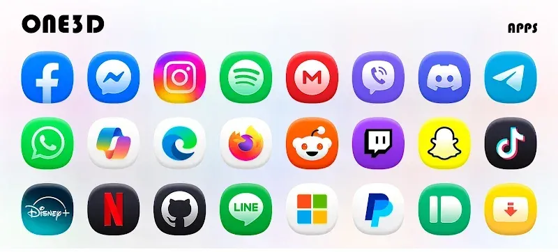 One3D - Icon Pack screenshot 5