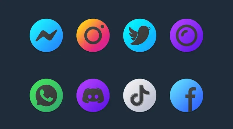 CircleDient Icon Pack Gradient screenshot 3
