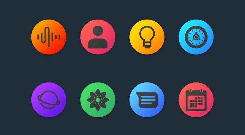 CircleDient Icon Pack Gradient screenshot 4