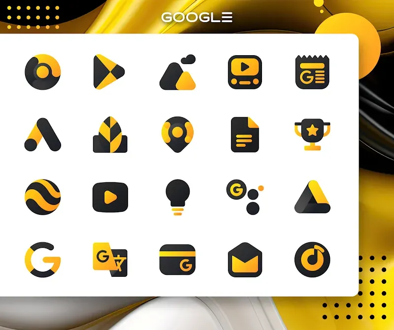 Yellow IconPack: LuXYellow screenshot 3