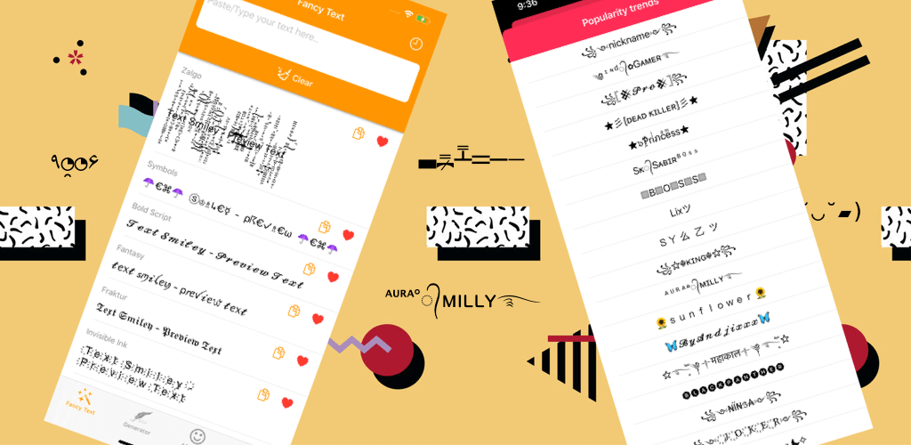 Fancy Text Symbols screenshot 1